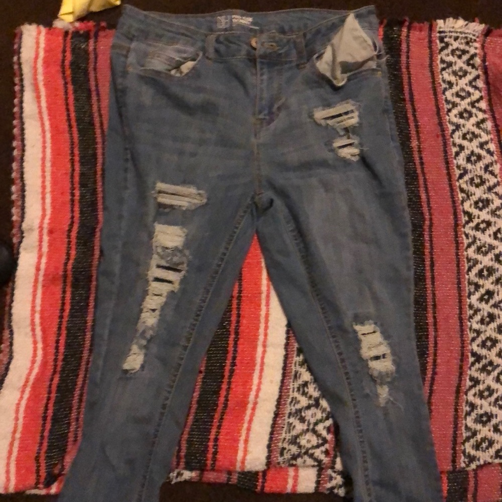 Mid rise jeans